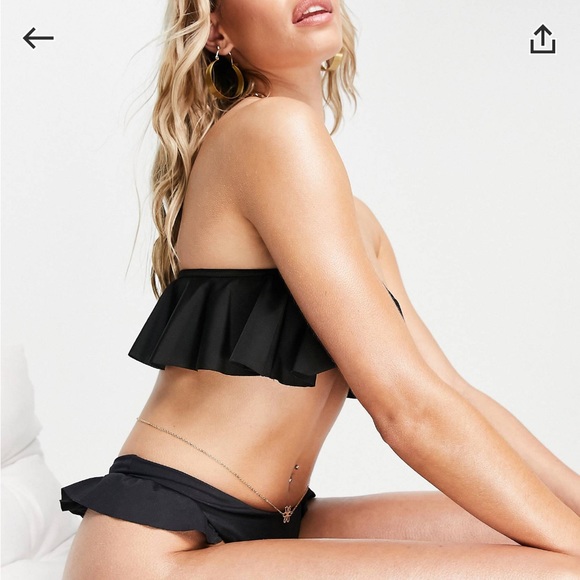 ASOS DESIGN Recycled Frill Bikini Set - Picture 7 of 8